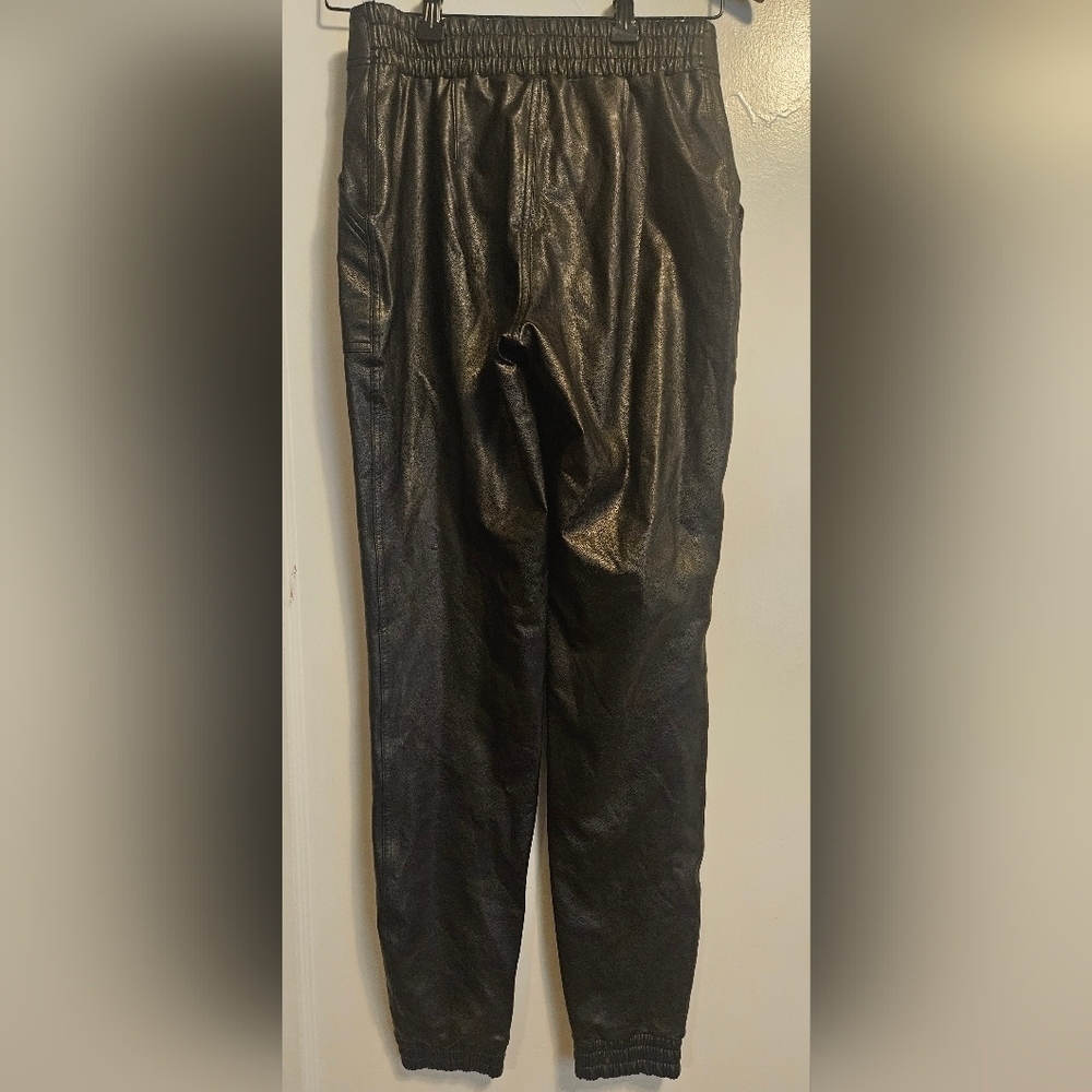 SPANX Women's Black Faux Leather Pants Size Small - Picture 4 of 7